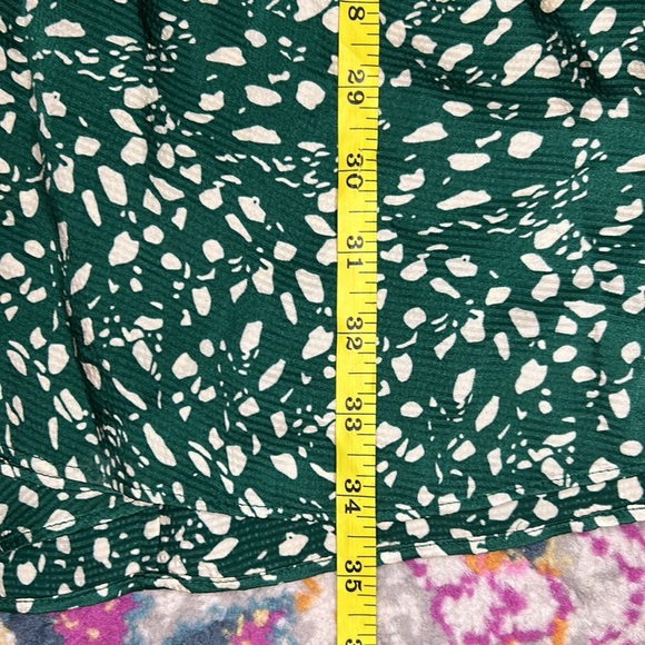 Ba&sh Erika Dress in Green Dot NWT Size 2, Medium - Picture 10 of 12